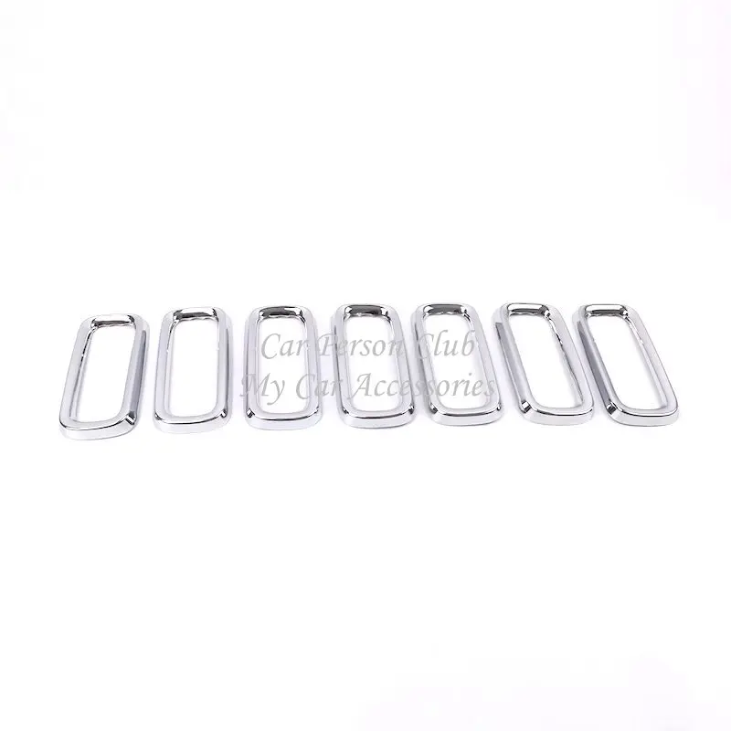 Решетки передние для Jeep Renegade 2015 2018 хромированные|Хромирование| |