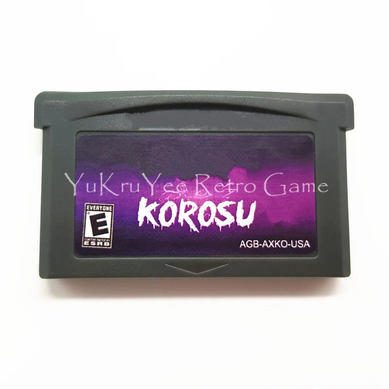 Korosu Cawps Korosu Rose Хэллоуин космический изумруд видеоигры карты памяти для 32 бит консоли аксессуары английский язык - Цвет: Korosu