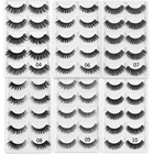 Накладные 3D ресницы из норкового меха, 5 пар, пушистые Накладные ресницы с перекрещивающимся крестом, наращивание натуральных длинных ресниц, макияж для глаз, инструмент для наращивания