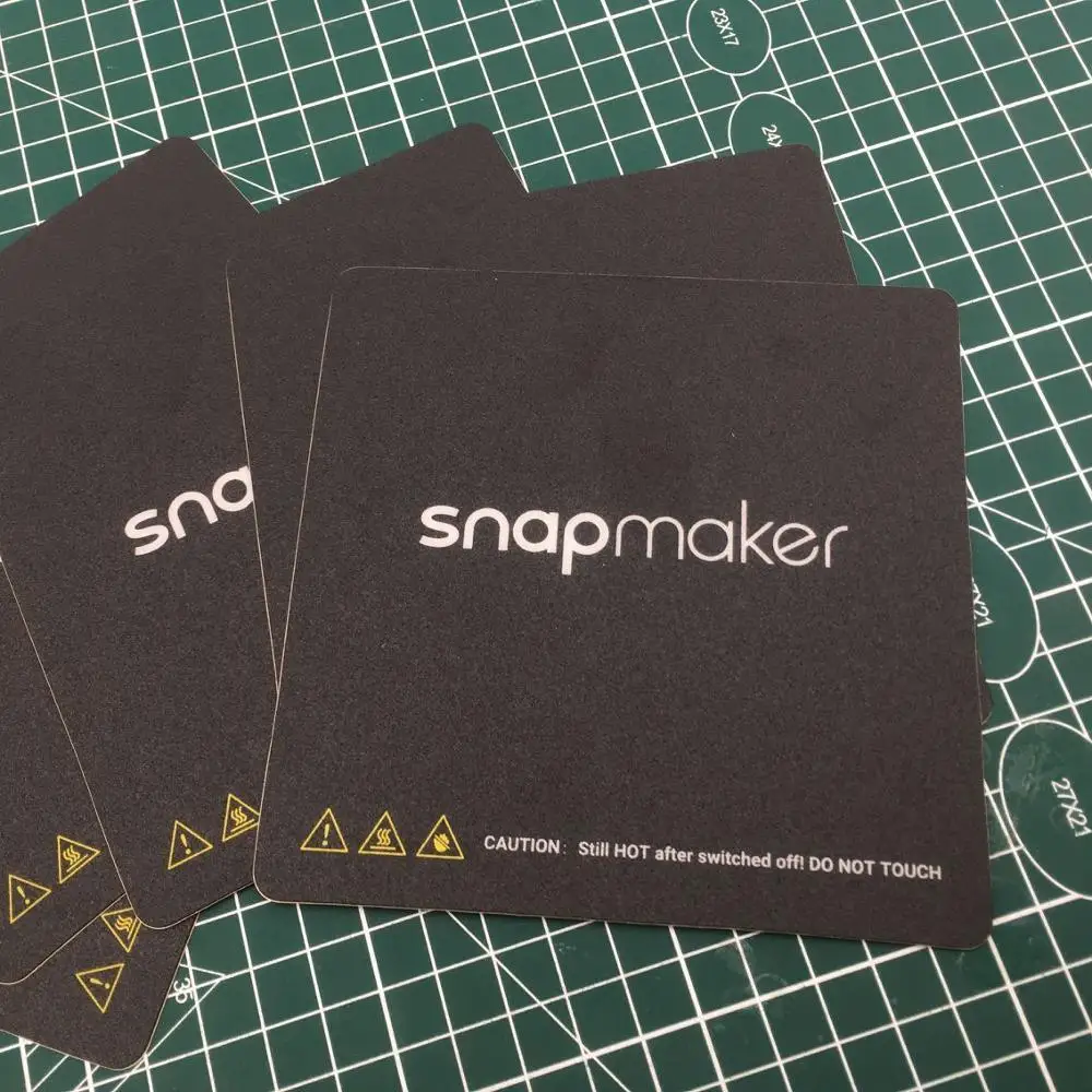 5 шт. Snapmaker 3D-принтеры с подогревом наклейки для кровати очаг печатных поверхность