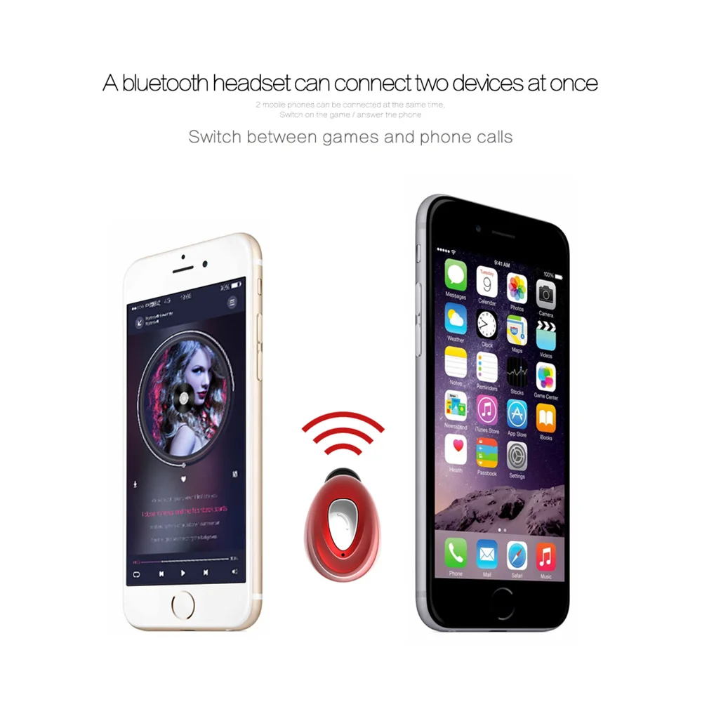 Wholesale and Dropshipping Bluetooth Earphone Wireless Earbuds Headset With Mic for iPhone Xiaomi Samsung Huawei LG(Single) | Электроника