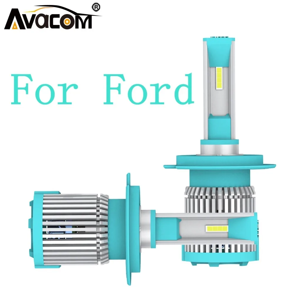 Автомобильные светодиодные фары Avacom 12V 6500K 1860 Chip 10560Lm H7 H11 для Ford