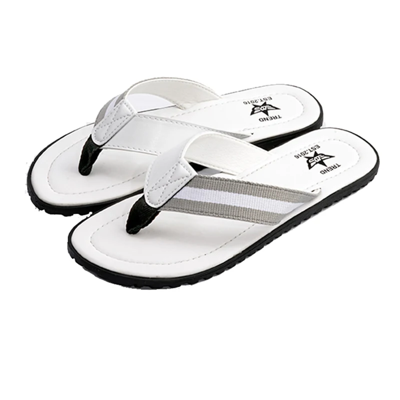 Мужские шлепанцы разных цветов TZLDN летние пляжные из искусственной кожи ЭВА с