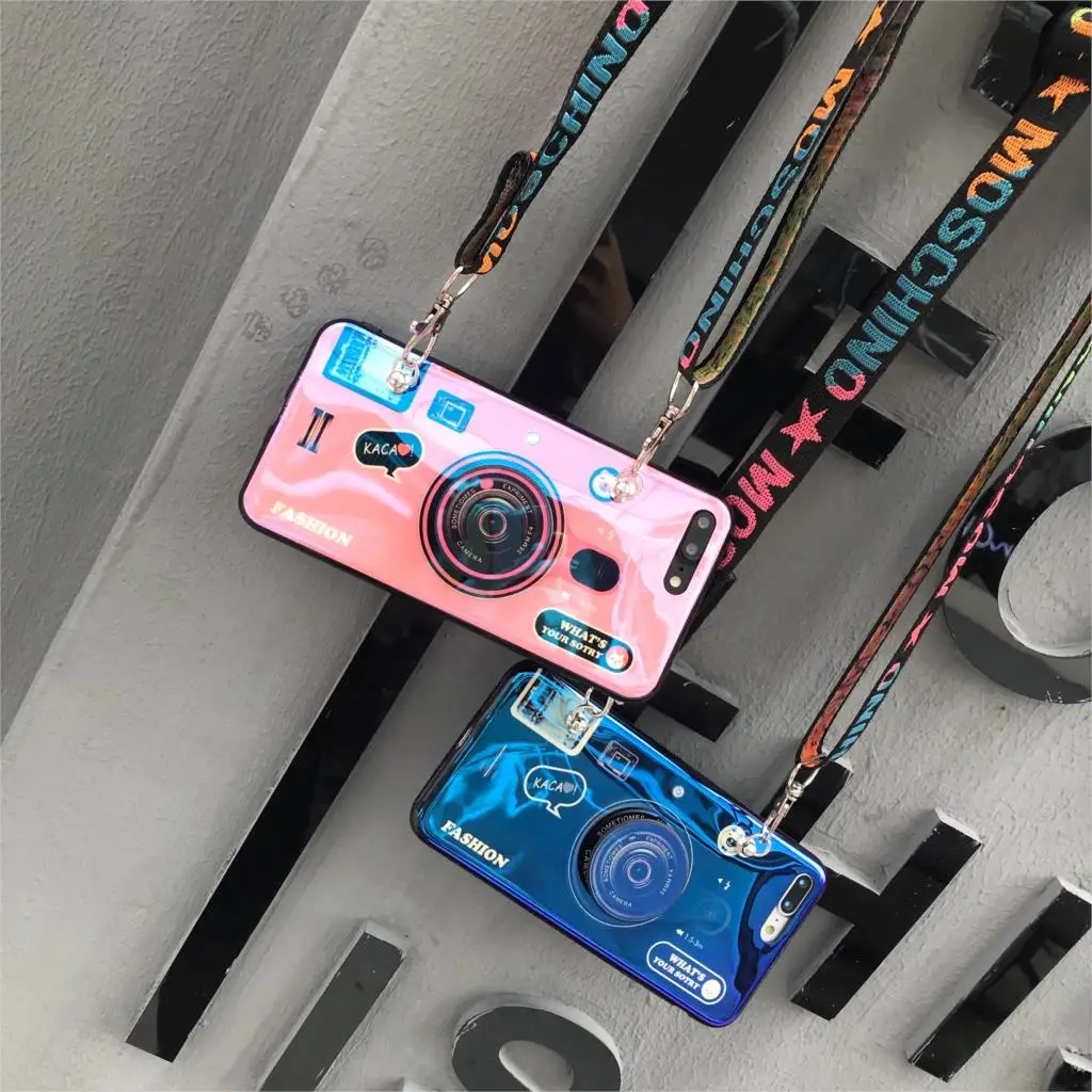 Ремешок Blue Ray 3D чехол для телефона huawei Nova 2s 2i 2 plus 3 3i 4 Чехол Y5 Y6 Y7 Y9 2018 Prime Pro с