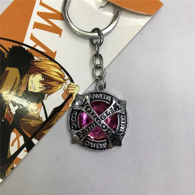 Модное ювелирное ожерелье kateyo Hitman Reborn Sawada Tsunayoshi аниме косплей брелок Vongola для мужчин wo мужчин детский подарок - Цвет: D