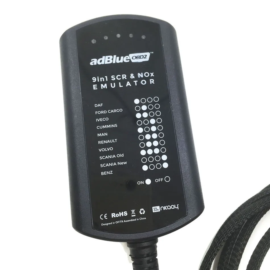DHL 32 шт. новейший универсальный Adblue 9в1 для Евро 4 и 5 лучше чем adblue 8в1 SCR эмулятор 9 в 1