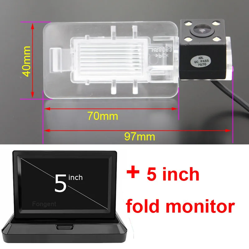 8063-Z2-50 Fongent автомобиль заднего вида Парковка Обратный Беспроводной gps DVD PC монитор экран камера для Great Wall Greatwall HOVER H3 H5 H6 Haval - Название цвета: 8063-Z2-50