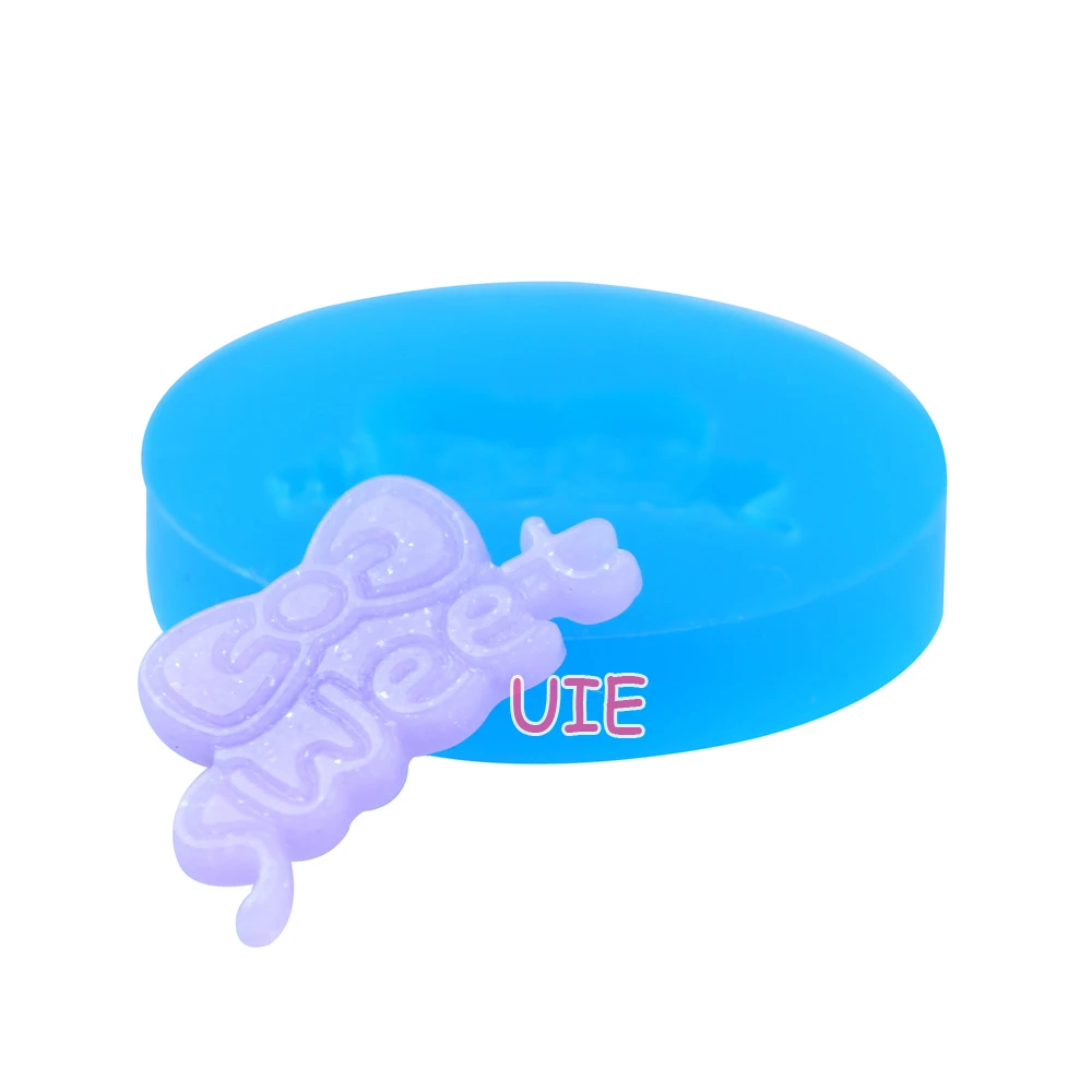 PYL740U 25.2mm SWEET Bow Silicone Mold - for Fondant Cupcake Topper Candy Chocolate Baking Tools Cookie Biscuit Resin Clay | Дом и сад