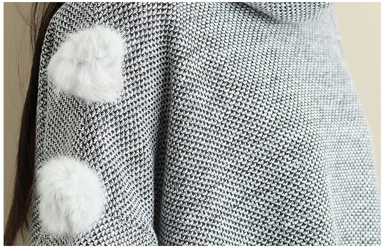 Модные рукав &quotлетучая мышь&quot Хиппи с бахромой тканые пончо вязаный Топы