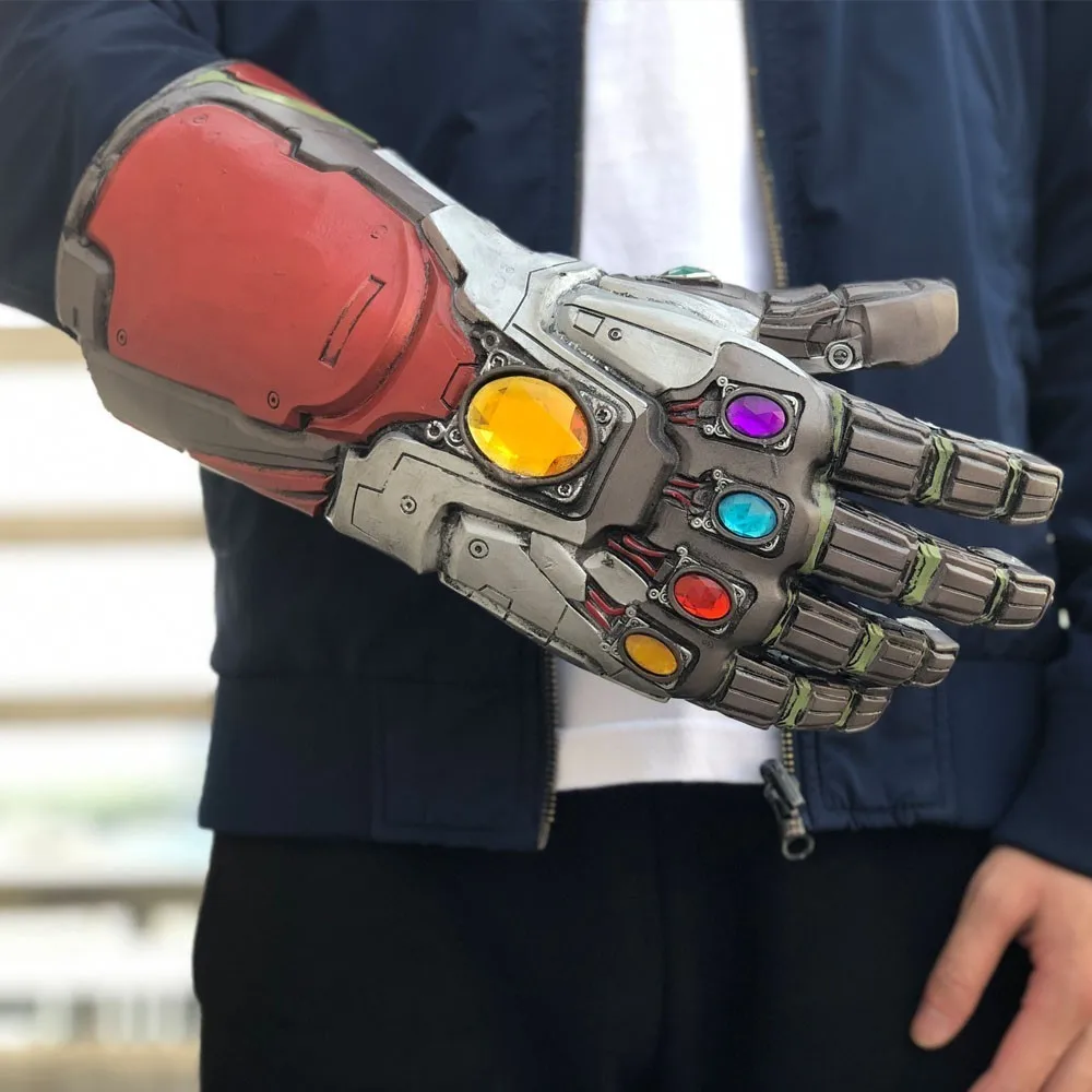 Высокое качество Мстители эндгейм супергерой Железный человек Tony Stark Gem Infinity Gauntlet