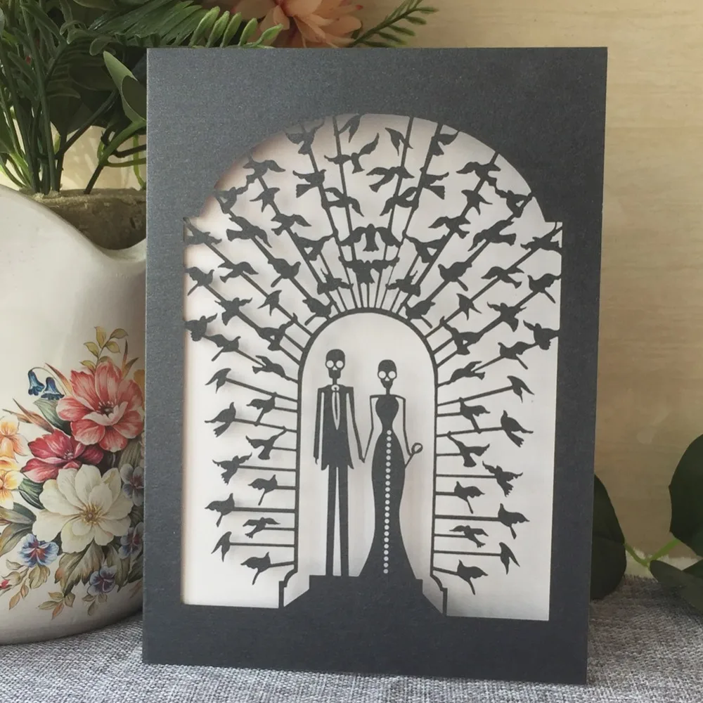 

50Pcs/Lot Hummer Marriage Palace Pearl paper Envelope Wedding Invitation Birthday Party Blessing Greeting Card