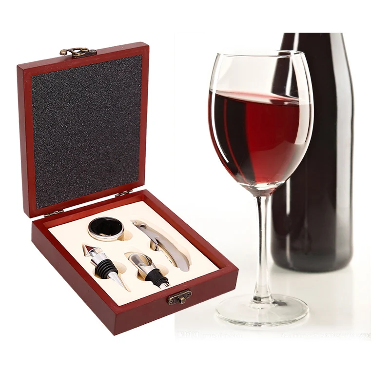 Творческий открывалка для бутылок вина коробка деревянная mдф нож из нержавеющей