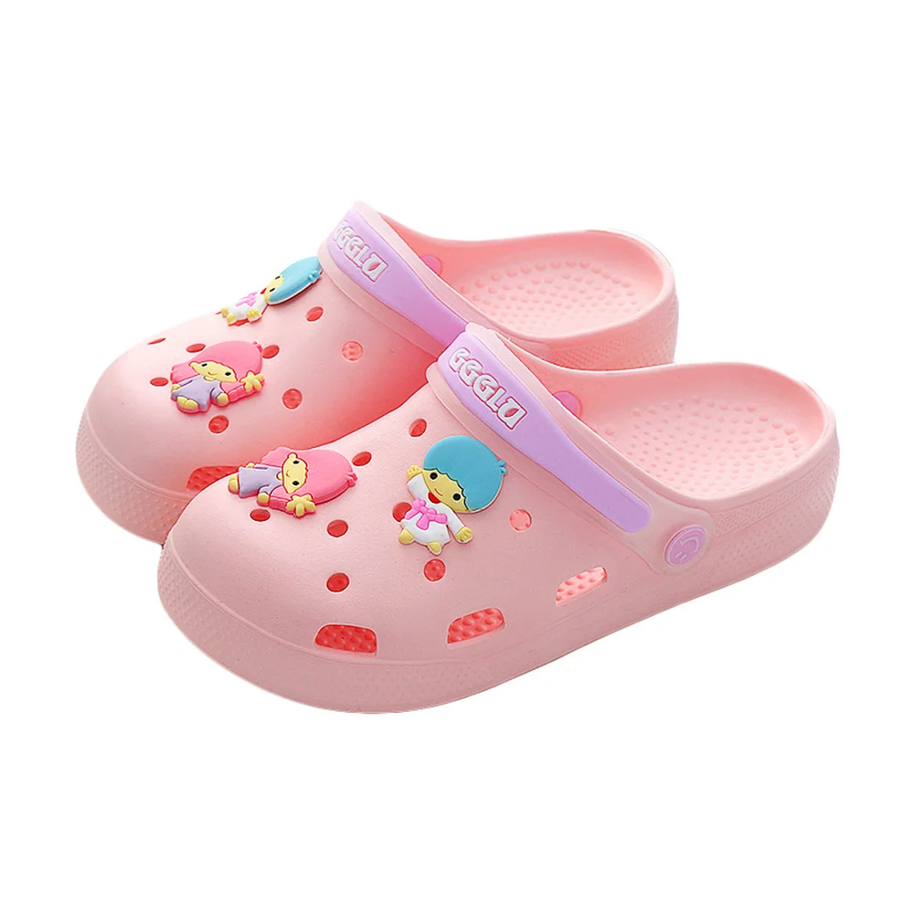 Summer Jelly Sandals Women Flat Cartoon Rubber Shoes Lovely PVC Platform Soft Casual Style 2019 | Обувь