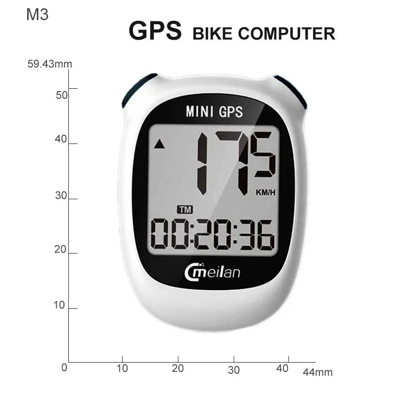 Meilan M3 gps велокомпьютер велосипедный gps скоростной измеритель скорости высота DST время езды беспроводной водонепроницаемый M1 M2 M4 велосипедный компьютер