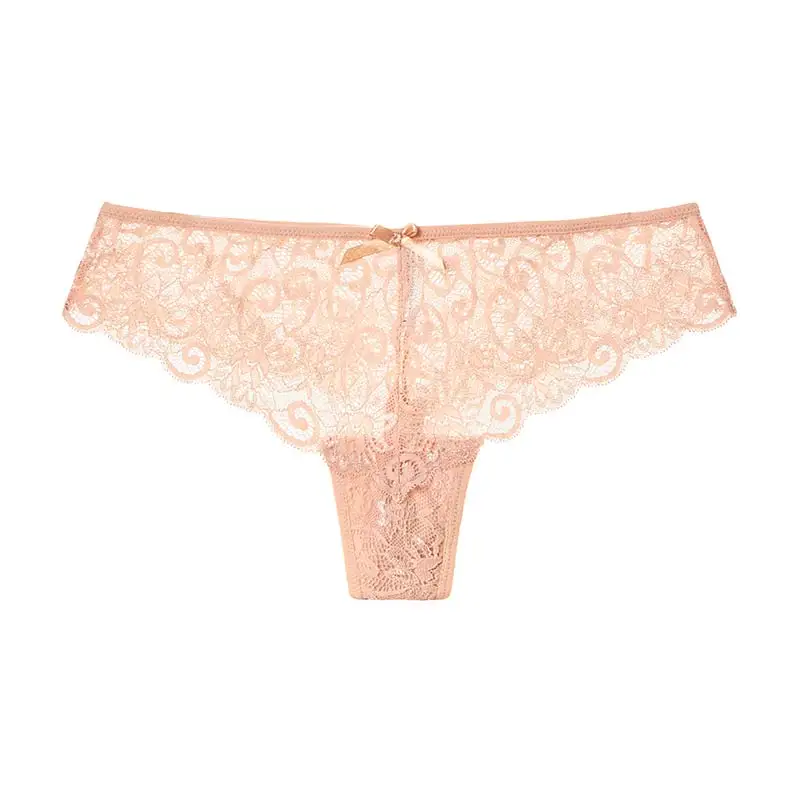 Khaki Panties Трусы женские танга пикантный прозрачный кружевной нижнее белье дамские Стринги женское белье T-Back String - Цвет: Khaki Panties