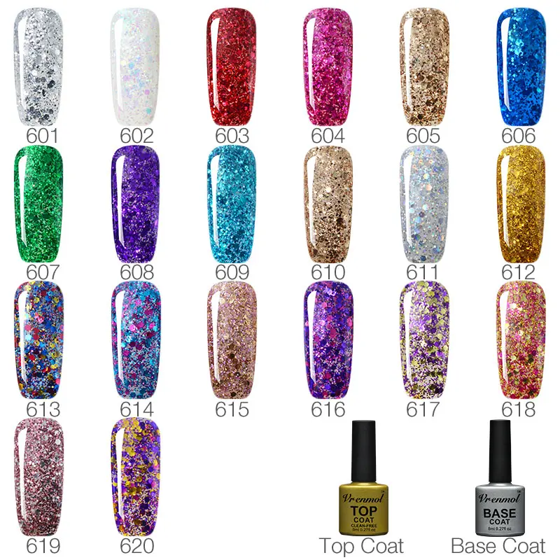 Vrenmol замачиваемый УФ Гель лак Алмазный гель vernis ongles Manucure Longue Vernis Couleur peinture Art|Гель