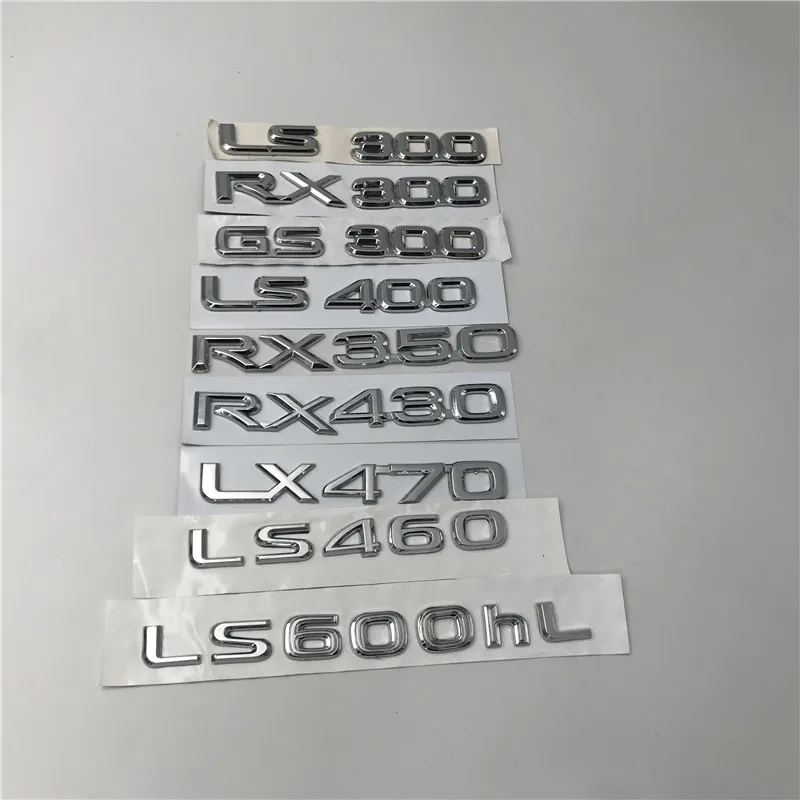 Серебро/золото для Lexus LS300 RX300 GS300 LS400 RX330 RX350 RX430 LS460 LS600hl задний багажник эмблема логотип знак буквы