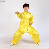 long sleeved tai chi clothing training suit for childrens martial arts and martial arts chinese taiji wushu clothing
