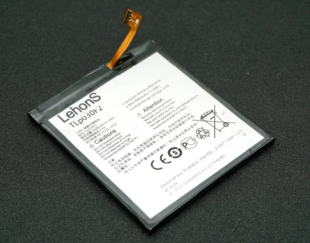 LehonS 3000 мАч/11.6Wh запасная батарея для Alcatel One Touch Idol 4S 6070 6070K 6070O 6070Y DTEK60