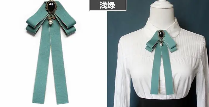 Галстук-бабочка женский однотонный в английском стиле | Аксессуары для одежды