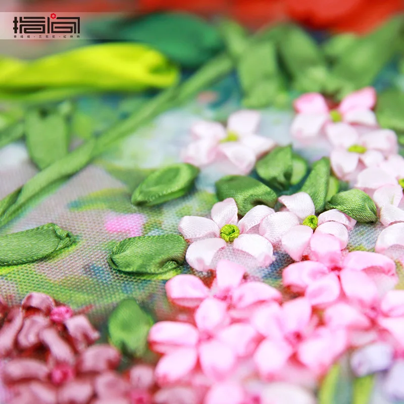 3d печать лента вышивка картин Настенный декор вышивки крестом из сатина с