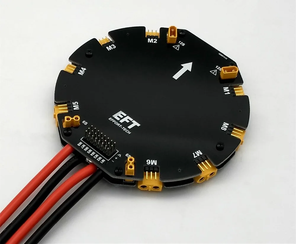 Aerops плата управления распределением мощности большого тока PDB 12S 480A для