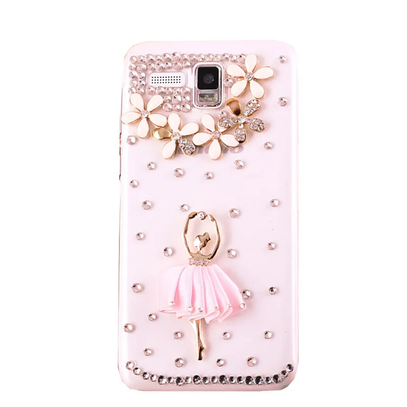 Udapakoo 3D Bling Crystal Rhinestone Case for Lenovo A516 A1000 ZUK Z1 Z2 K8 Note transparent Clear Diamond Cover |