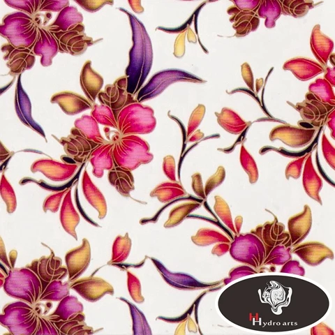 Изящная гидрографическая пленка с цветочным принтом 50 см в ширину для переноса