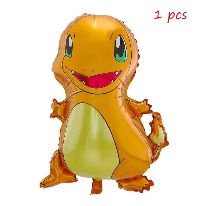 Pokemon Go мультфильм тематическая вечеринка на день рождения одноразовые украшения принадлежности чашки шар Рог Пикачу Детские вечерние принадлежности - Цвет: balloon-5-1pcs