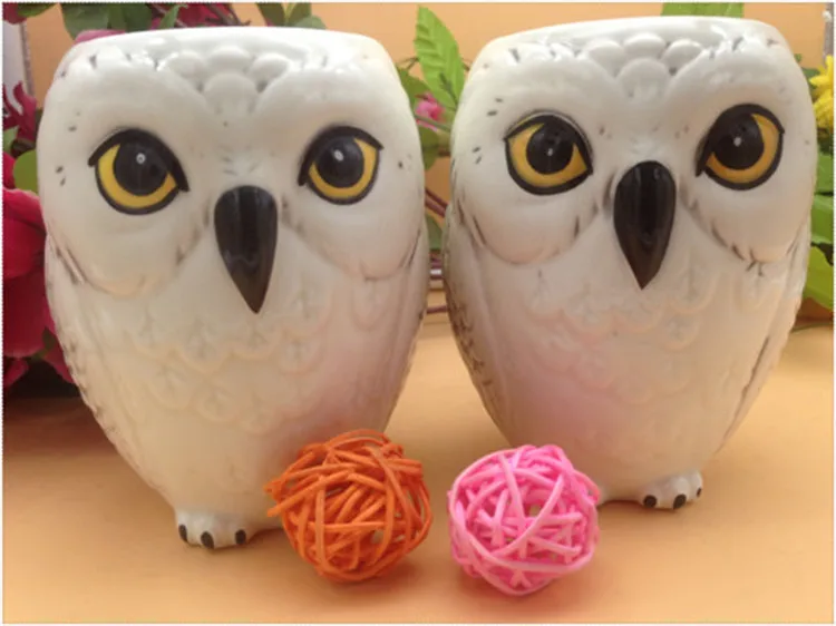 Креативные 3D кружки для молока с животными милые совой керамическая кружка