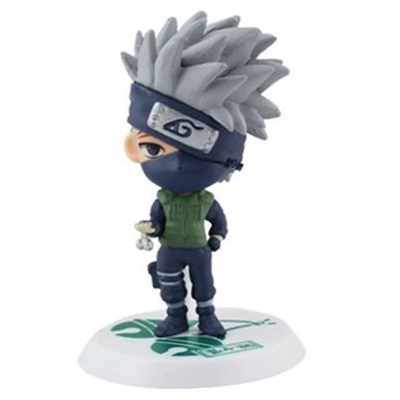 Kakashi 23 стиля Наруто Фигурки игрушки для детей Акацуки деидара ПВХ Саске Какаши Итачи Гаара Коллекционные Фигурки Сакура 8 см - Цвет: Kakashi