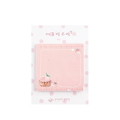 05 Вкусный пончик еда блокнот планировщик sticky note бумажная наклейка kawaii канцелярские принадлежности pepalaria офисные школьные принадлежности 30 страниц - Цвет: 05