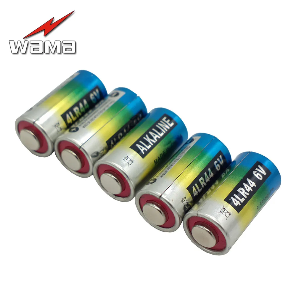 5x Wama 4LR44 6V сухие щелочные батареи для дрессировки собак ударные ошейники A544V 4034PX PX28A L1325 4AG13 544 4A76 батарея для камеры