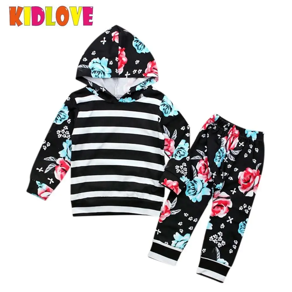 Kidlove/милый комплект одежды из 2 шт. для маленьких девочек рубашка с длинными