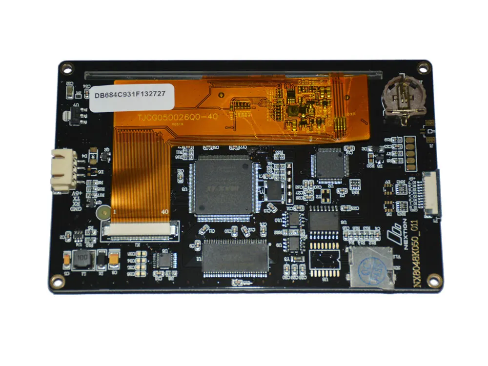 Nextion Enhanced NX8048K050-5,0 ''HMI lcd сенсорный дисплей модуль экран Встроенный RTC/Большая емкость вспышки/более быстрые часы с микроконтроллером
