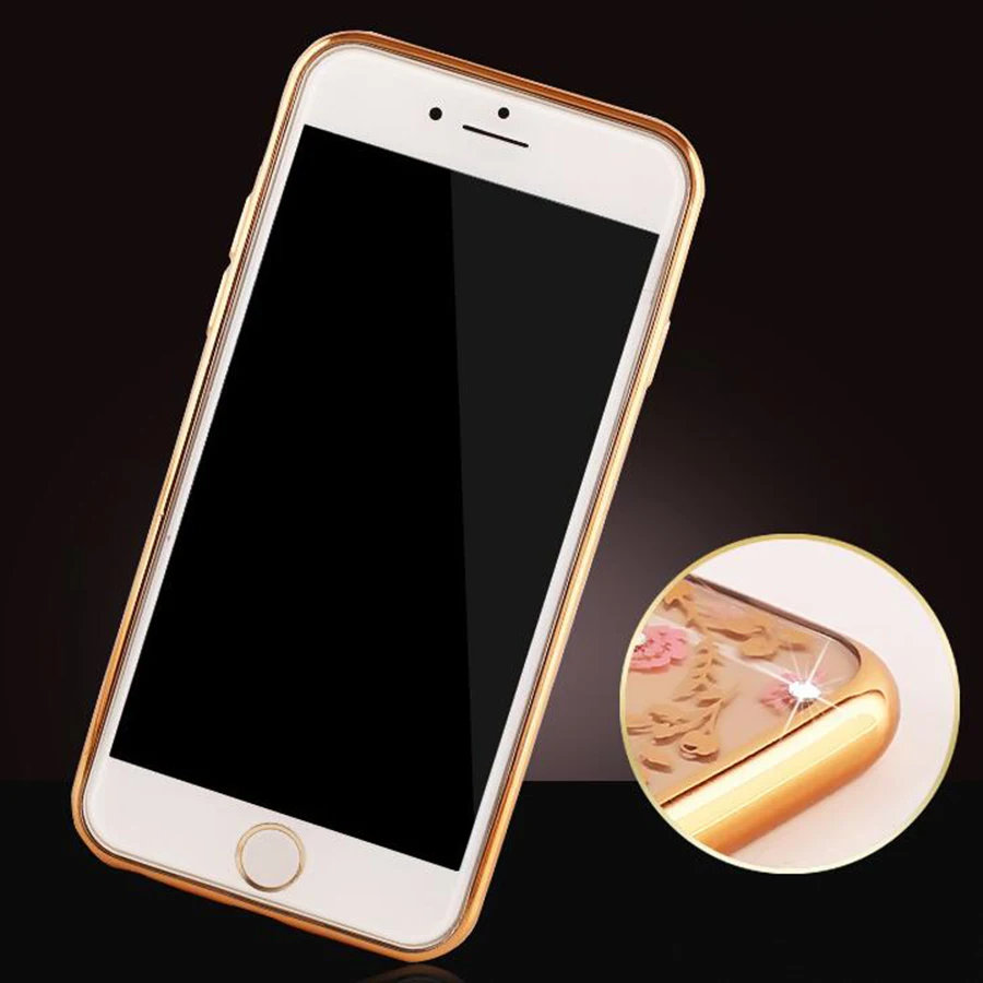 Secret Garden Flowers Rhinestone Phone Case For iPhone XS Max XR X 6 8 7 6s Plus Cute Cartoon Ring Holder Cover | Мобильные телефоны