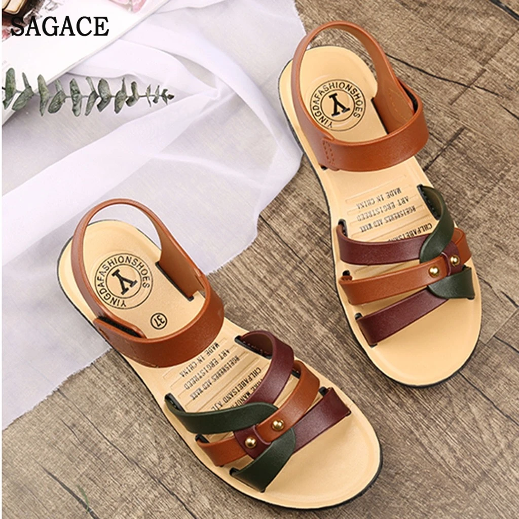 SAGACE/летние женские пляжные сандалии дышащие с мягкой подошвой пикантная женская