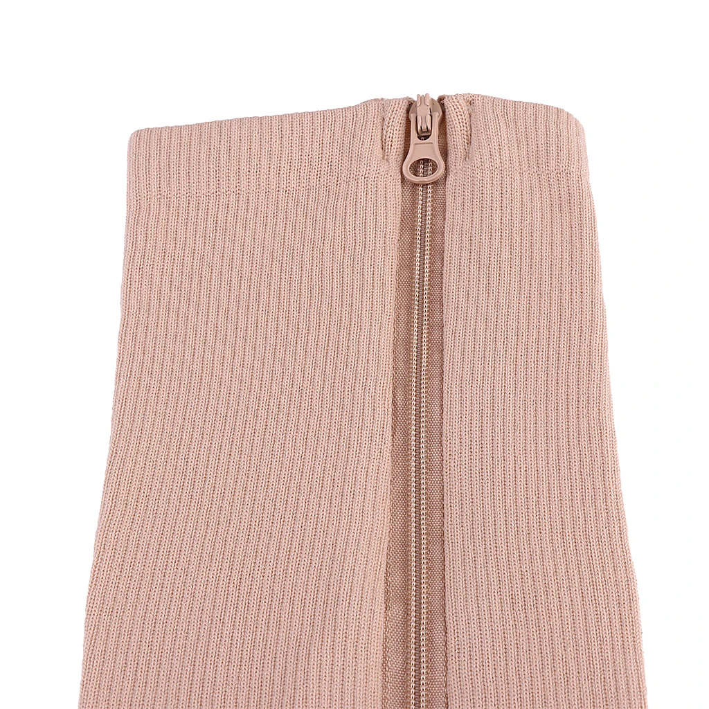 Компрессионные носки для мужчин и женщин 1 пара до голени с открытым носком анти