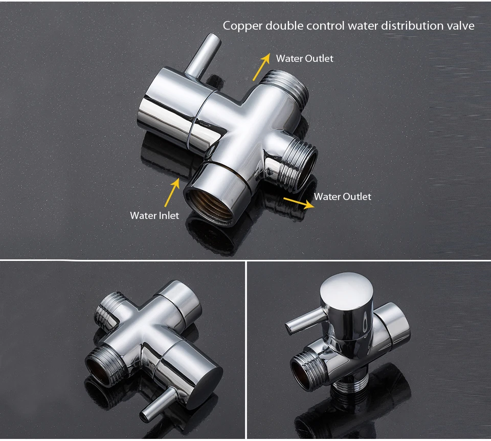 Handheld Toilet bidet sprayer set Kit Hand Bidet faucet for Bathroom hand sprayer shower head self cleaning