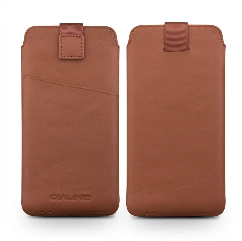 i6 i6s 4 7 brown QIALINO, Новое поступление, для iphone 6, 6s, 4,7 чехол, чехол, чехол для iphone 6 plus, 6s plus, 5,", кожаный, с отделением для карт, Роскошный чехол - Цвет: i6 i6s 4 7 brown