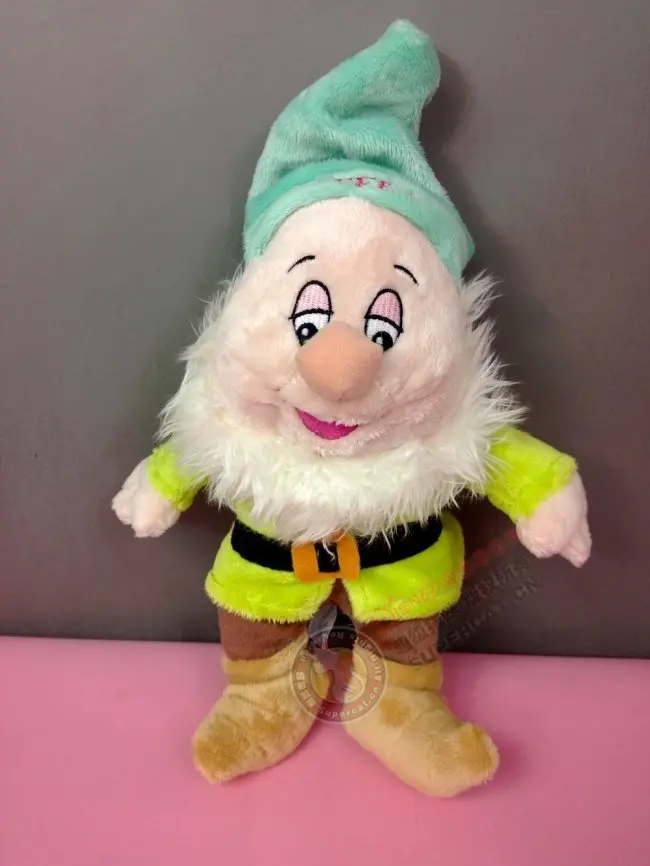 Белоснежка и семь гномов Dopey плюшевые куклы мягкие игрушки 28 см игрушки для девочек Дети Детские подарки