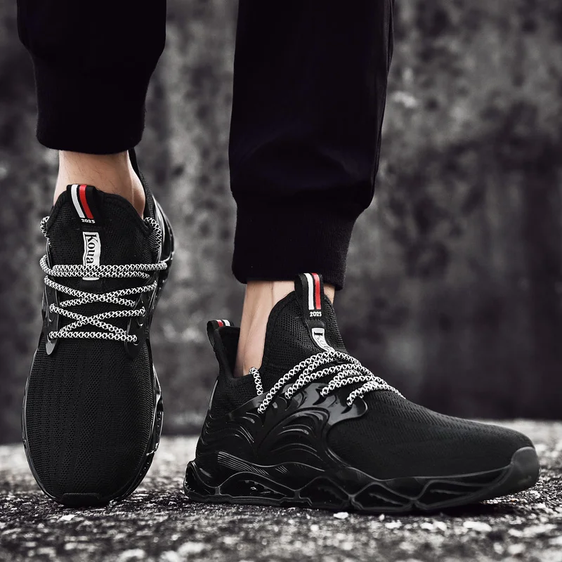 TRAANO Shoes Men Sneakers 2019 Mens Casual men Models Hot Sale Breathable Blade The Series Lace-Up Style CC-120-3 | Обувь