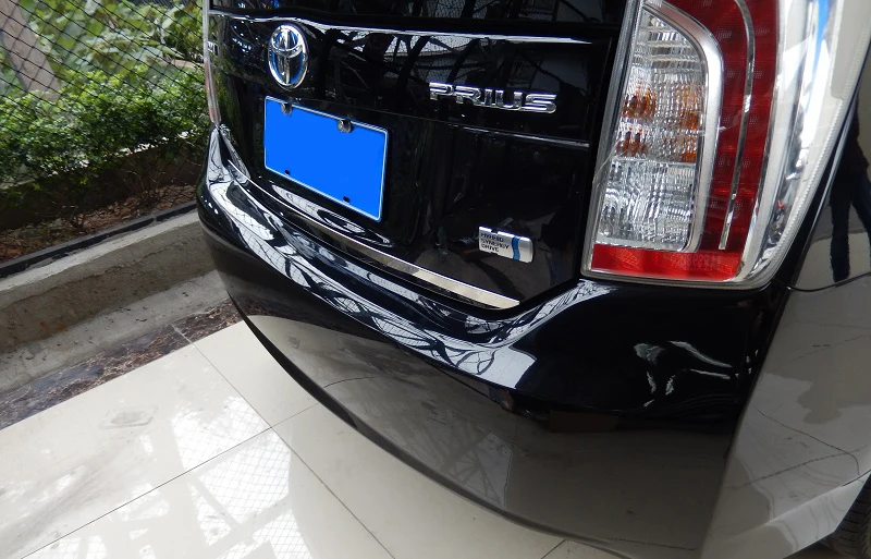 Крышка двери багажника из нержавеющей стали для Toyota Prius ZVW30 2010 2011 2012 2013 год