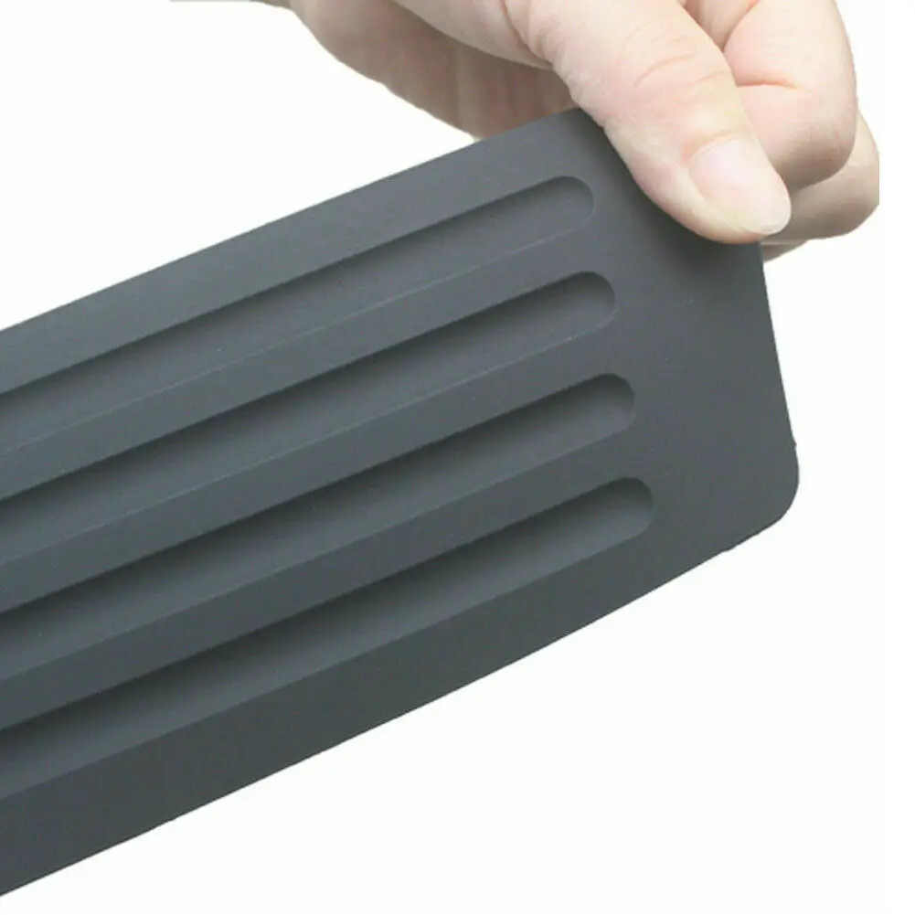 1x Car Rear Bumper Cover Sticker Strip Protector Trunk Sill Scuff Plate Guard Automobiles Exterior Parts Styling Mouldings