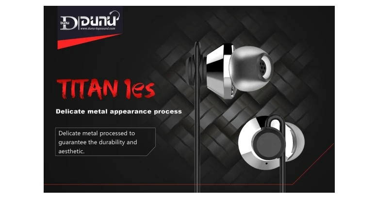 DUNU TITAN1es TITAN1-es TITAN 1es титановые мембранные динамические высококачественные HIFI наушники-вкладыши