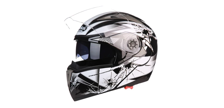 Модуль флип moto rcycle двойной зеркальный шлем бездорожье полный шлем capacete cascos para moto DOT одобрение JIEKAI-105
