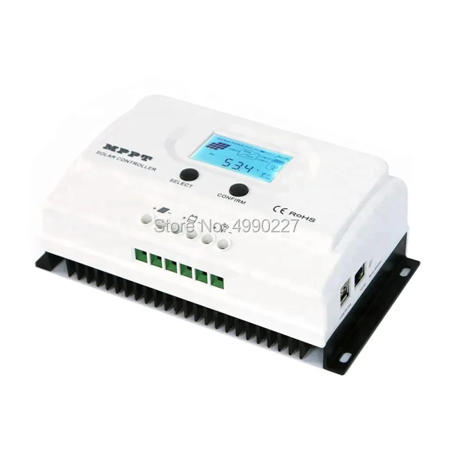 12V24V 20A ML2420 Автомобильная MPPT Контроллер заряда с ЖК дисплеем регулятор солнечного