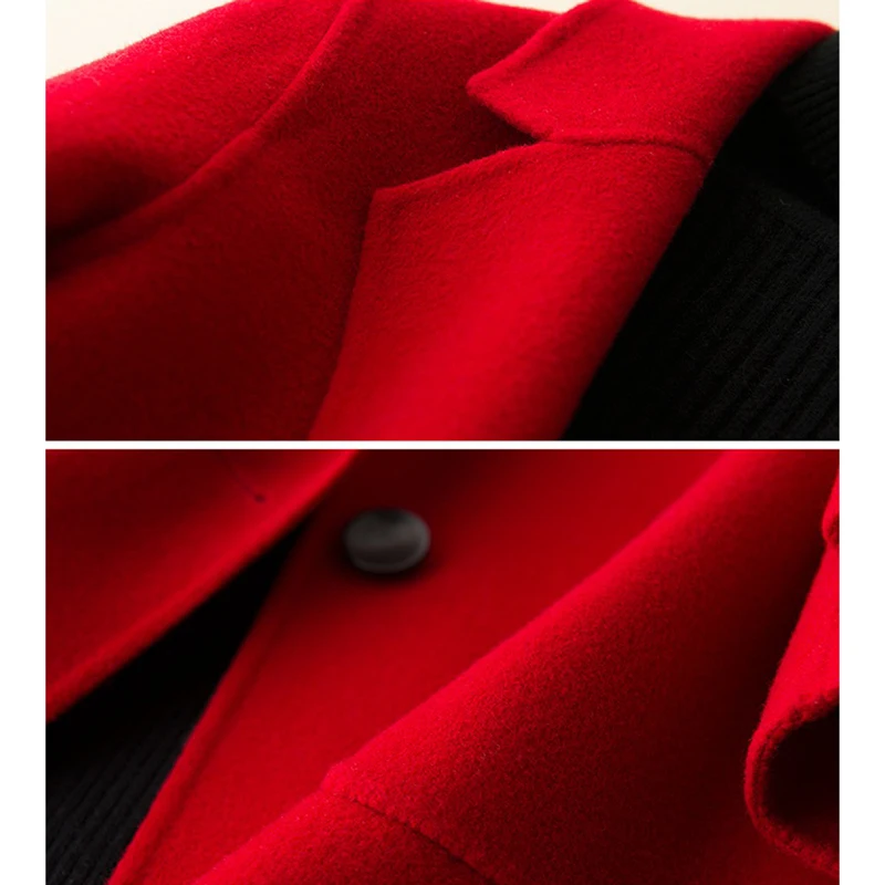 Горячая Распродажа Женское шерстяное пальто Высококачественная зимняя куртка