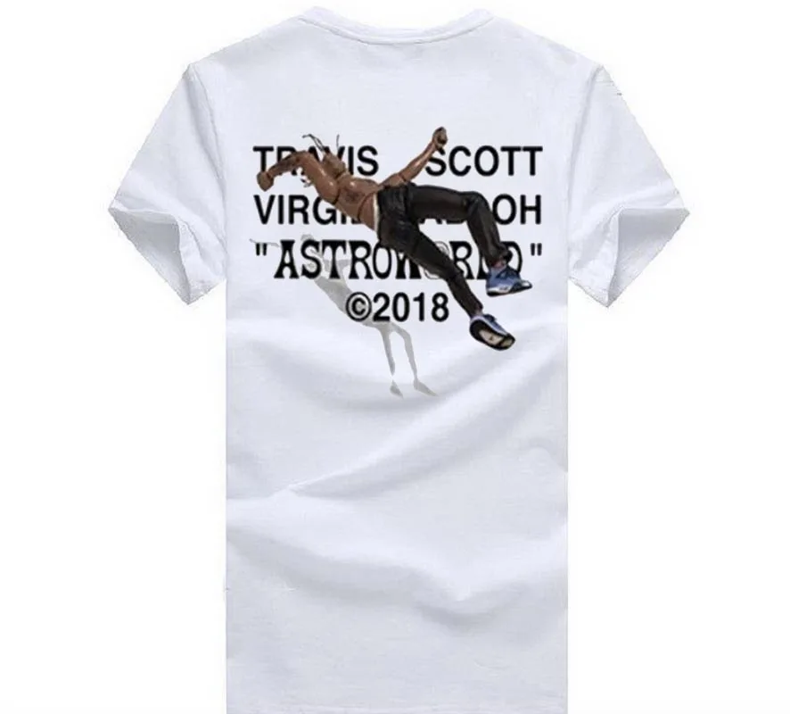 Astroworld альбом Новейшие Подарок принт Хип хоп футболка Удобная Летняя с круглым