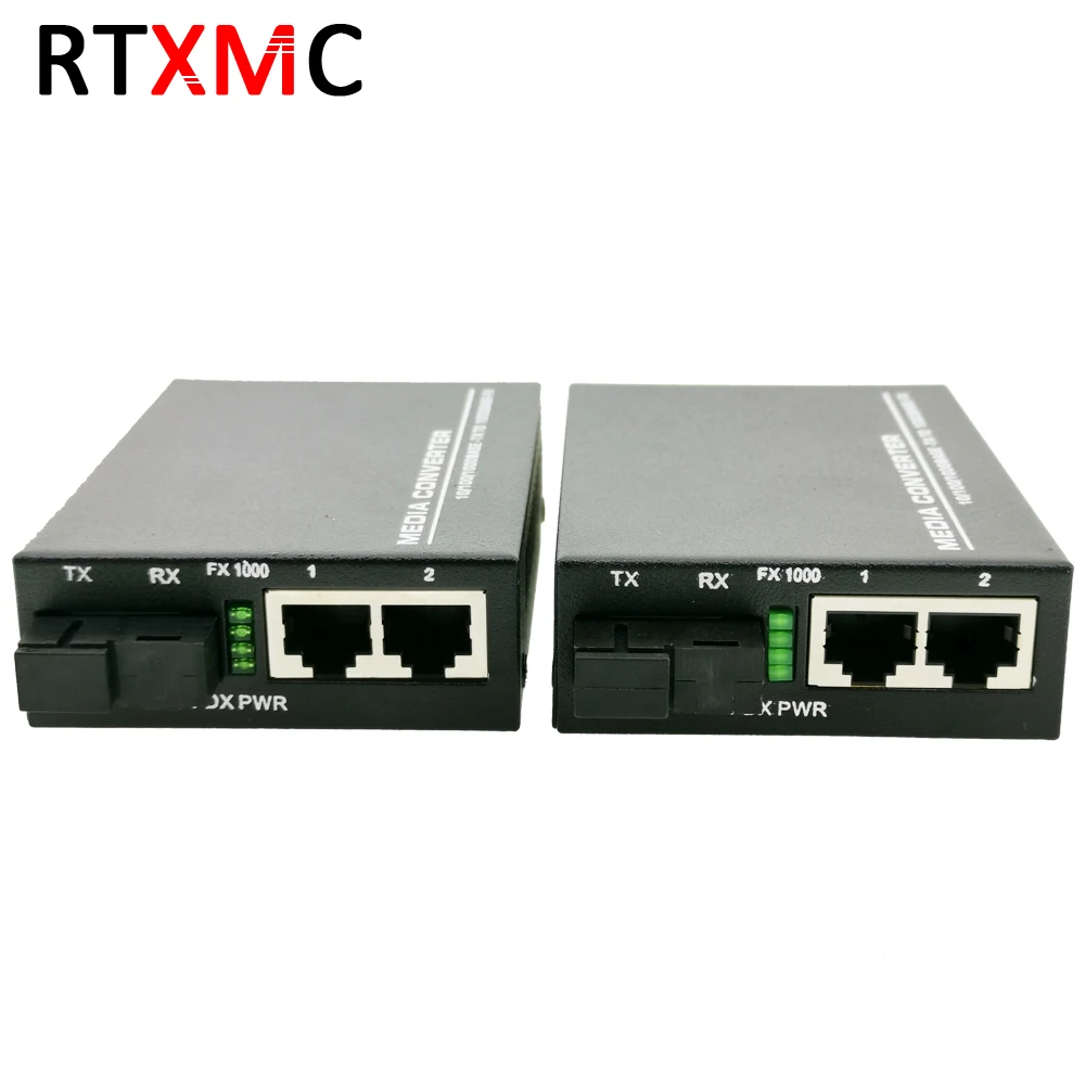 Волокно 1G2E 1,25G Волоконно Порты и разъёмы& 2*10/100/1000M Gigabit Ethernet-коммутатор 2 Порты и разъёмы 1,25 г волокна 2 RJ45 волоконно-оптический аудио-видео конвертер PCBA